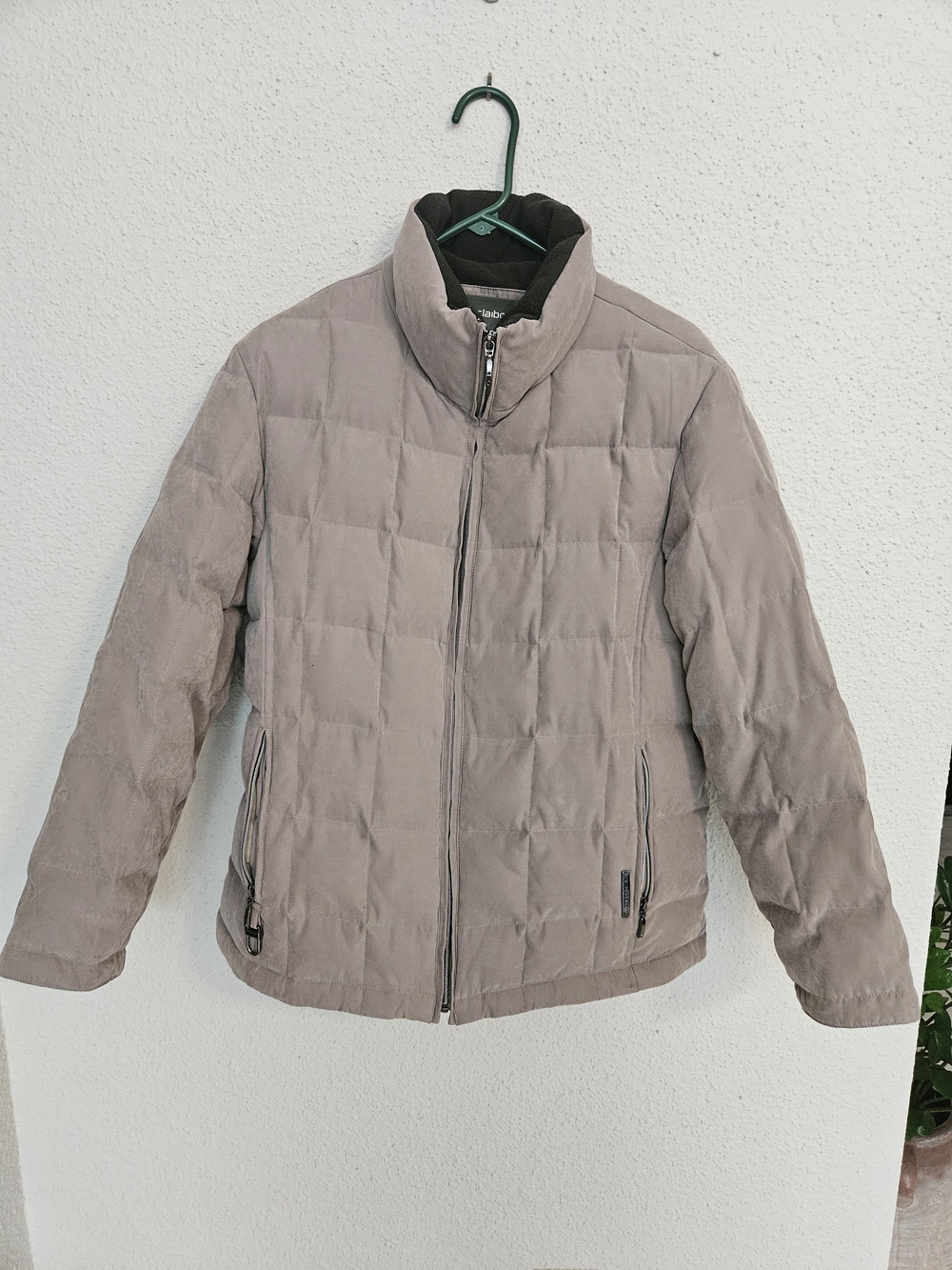 Women's Taupe Liz Claiborne Down Jacket